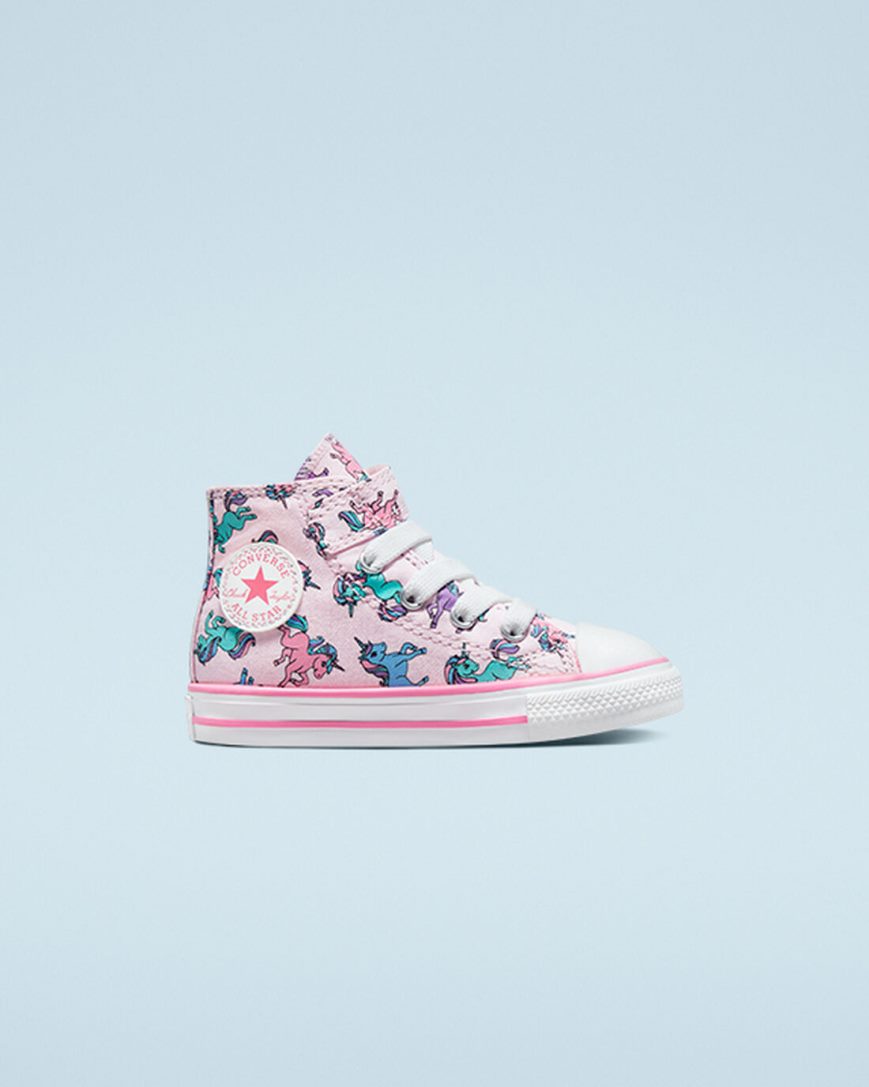 Zapatillas Altas Converse Chuck Taylor All Star Easy-On Unicorns Niña Rosas Azules | PE LE574W